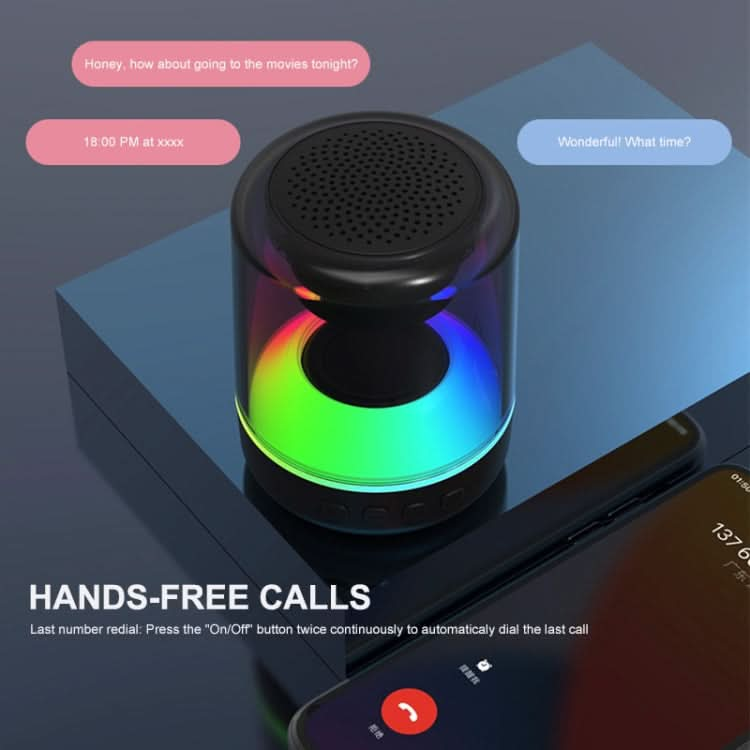 ENKAY Hat-Prince Portable RGB Light Wireless Bluetooth Speaker