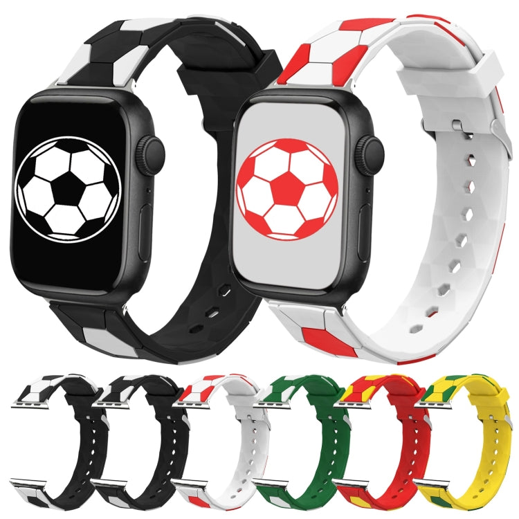 Football Style Metal Connector Silicone Watch Band