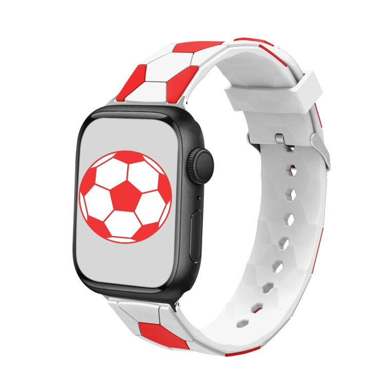 Football Style Metal Connector Silicone Watch Band