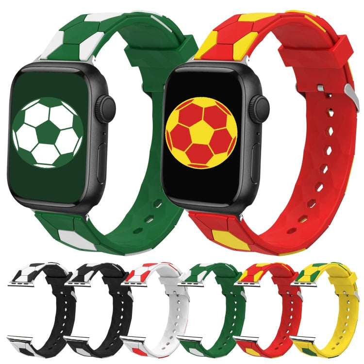 Football Style Metal Connector Silicone Watch Band