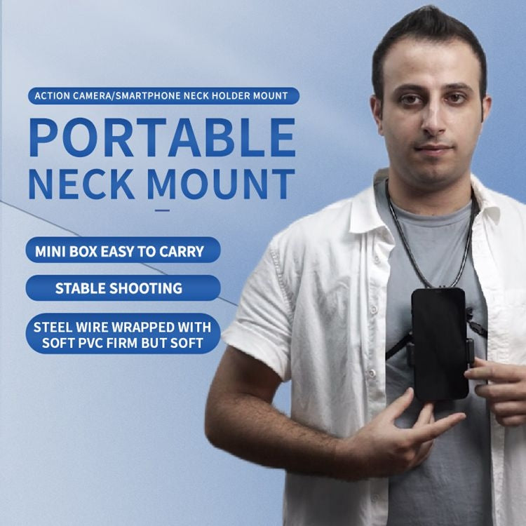 Collar Lazy Adjustable Neck Bracket for GoPro Action Camera Smartphones My Store