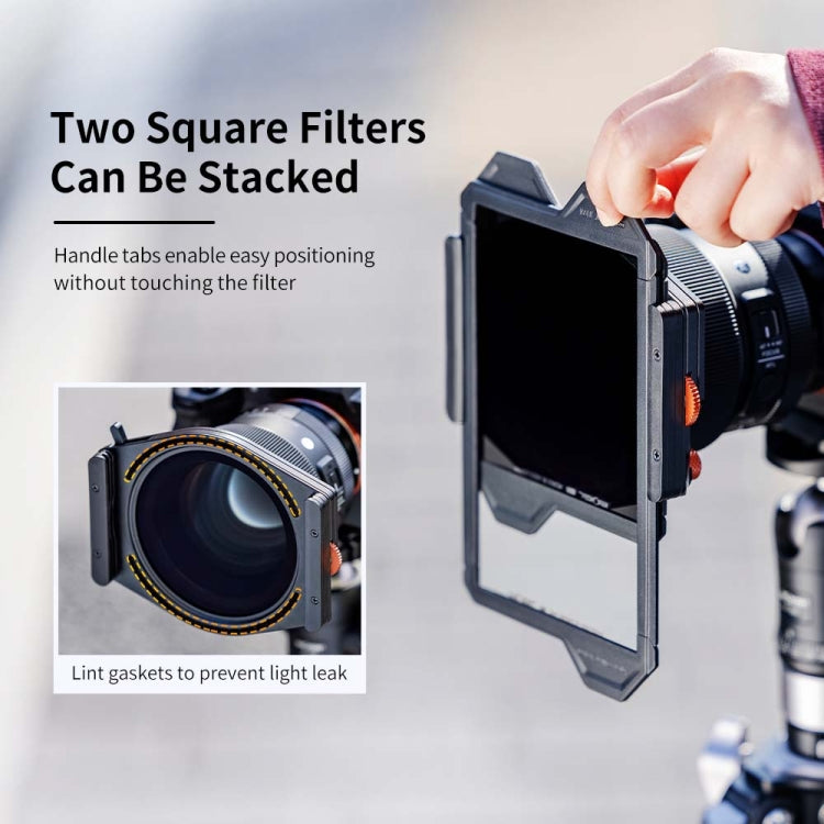 K&F CONCEPT SKU.1878 ND1000 Filter System Multi-Coated Neutral Density Filter with CPL Square Filter