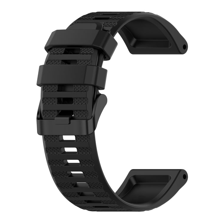 26mm Horizontal Texture Silicone Watch Band with Removal Tool, Series 1