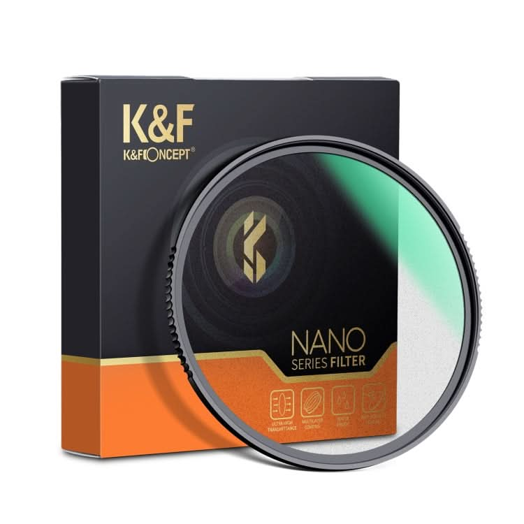 K&F CONCEPT KF01.1682 82mm Black Mist Soft Diffusion 1/2 Lens Filter, Special Effects Shoot Video Like Movies My Store