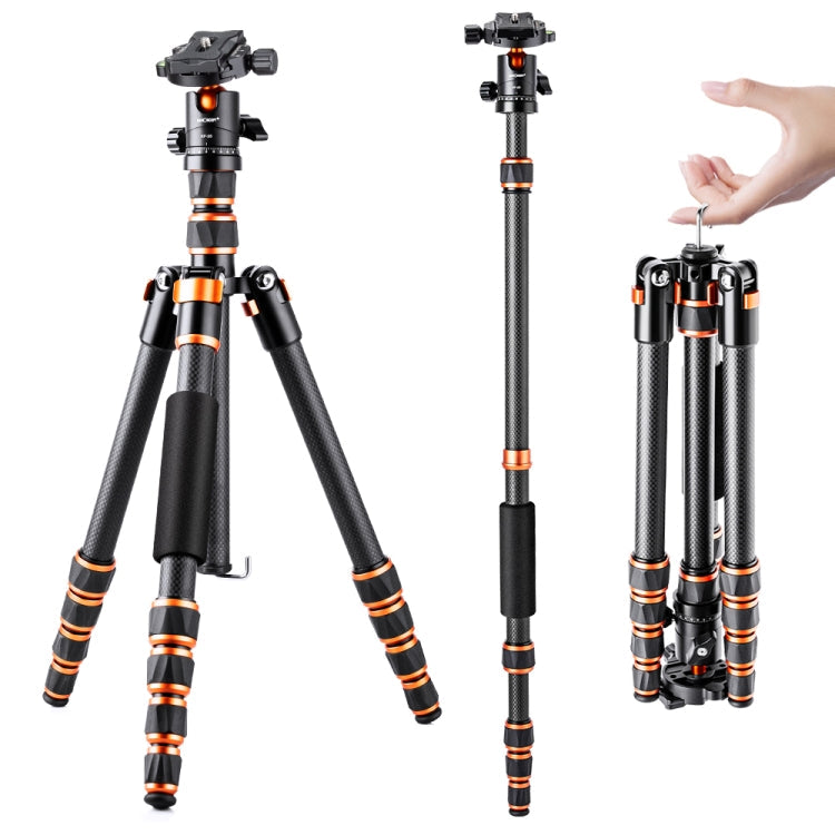 K&F CONCEPT KF09.077V3 Portable Carbon Fiber Camera Tripod