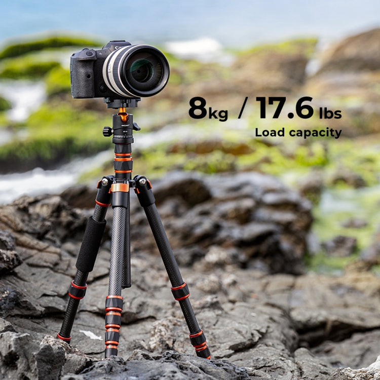 K&F CONCEPT KF09.077V3 Portable Carbon Fiber Camera Tripod