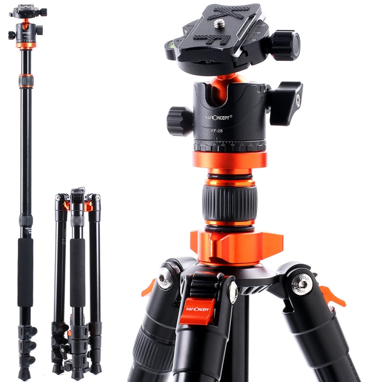 K&F CONCEPT KF09.089V1 Camera Tripods Aluminum Travel Vlog DSLR Tripod Monopod