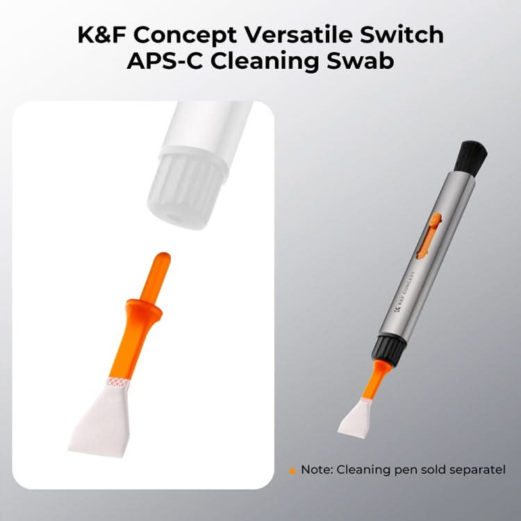 K&F CONCEPT SKU.1901 Replaceable Cleaning Pen Set with 20pcs APS-C Cleaning Swabs My Store