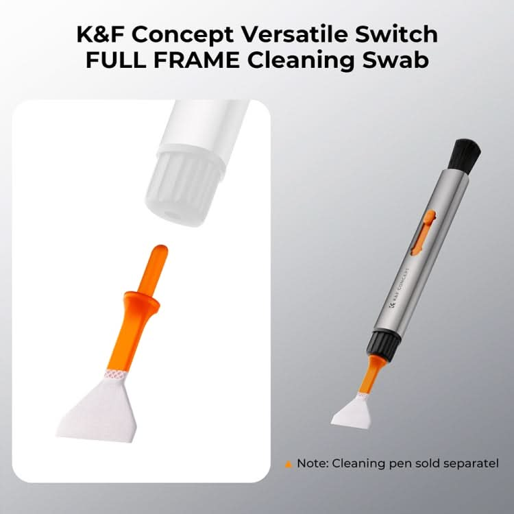 K&F CONCEPT SKU.1902 Replaceable Cleaning Pen Set with with 20pcs Full Frame APS-C Cleaning Swabs My Store