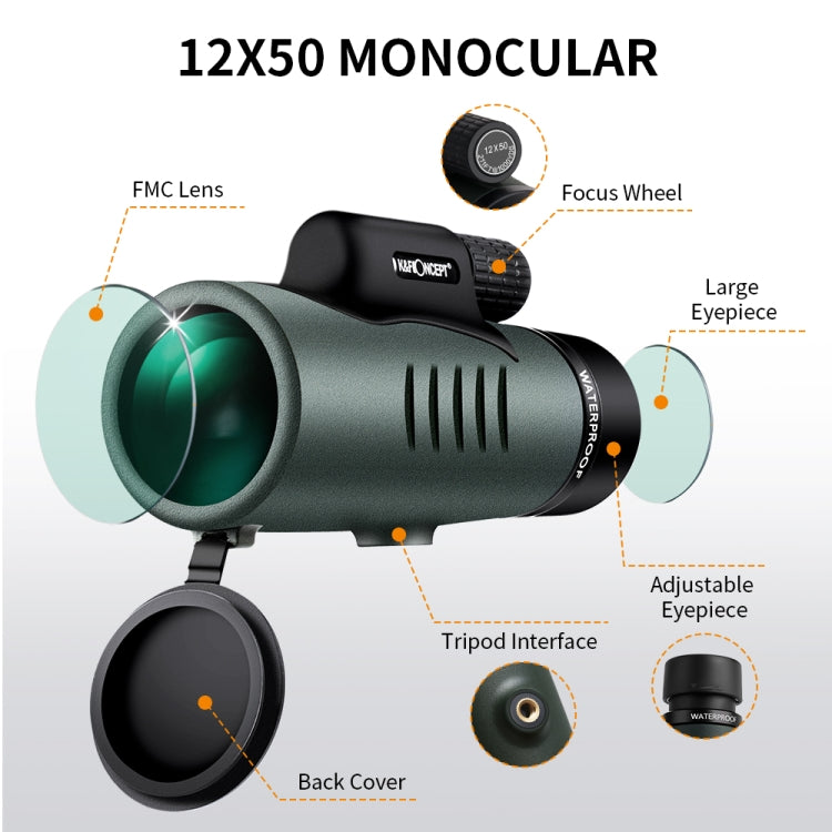 KF33.008 K&F Concept BAK4 Prism IP68 Waterproof Compact Monocular Scope Reluova