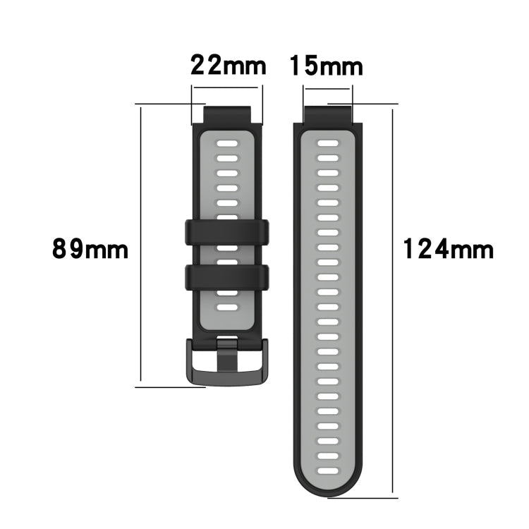 Two-Color Silicone Watch Band, Series 1 My Store