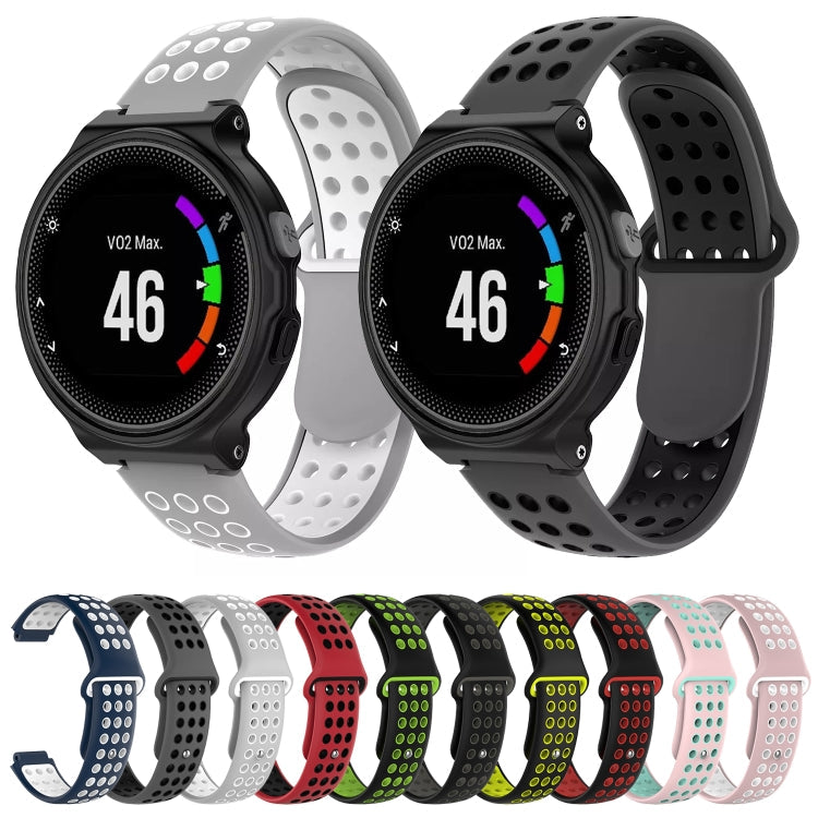 Two-Color Punched Breathable Silicone Watch Band, Series 1