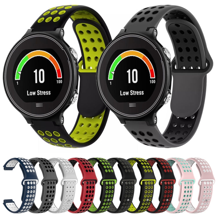 Two-Color Punched Breathable Silicone Watch Band, Series 3