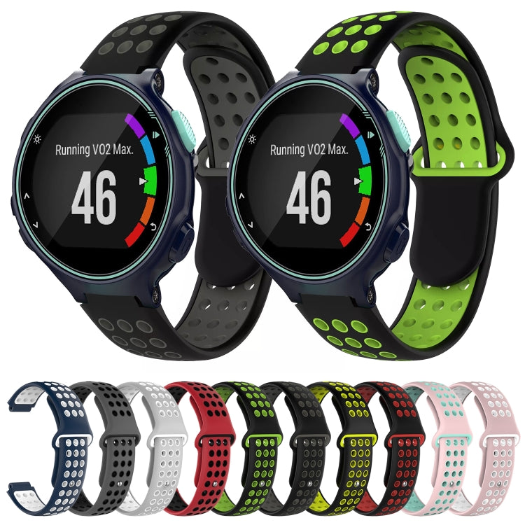 Two-Color Punched Breathable Silicone Watch Band, Series 3