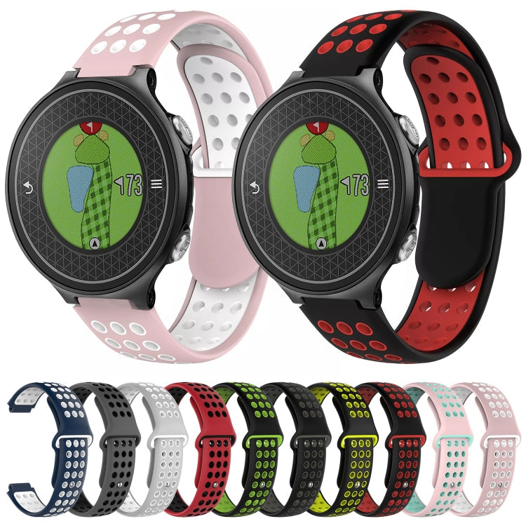 Two-Color Punched Breathable Silicone Watch Band, Series 2