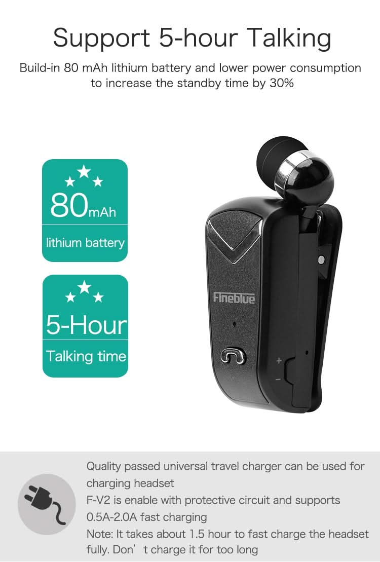 Fineblue F-V2 Bluetooth 4.1 Wireless Stereo Bluetooth In-Ear Earphone Mini Headset for iPhone Samsung tablet Bluetooth F-V2