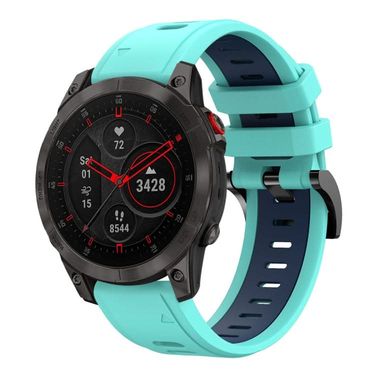 22mm Two-Color Sports Silicone Watch Band, Series 9