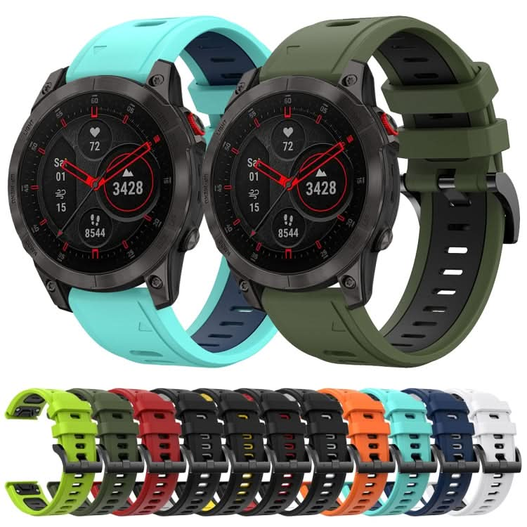 22mm Two-Color Sports Silicone Watch Band, Series 9-Reluova