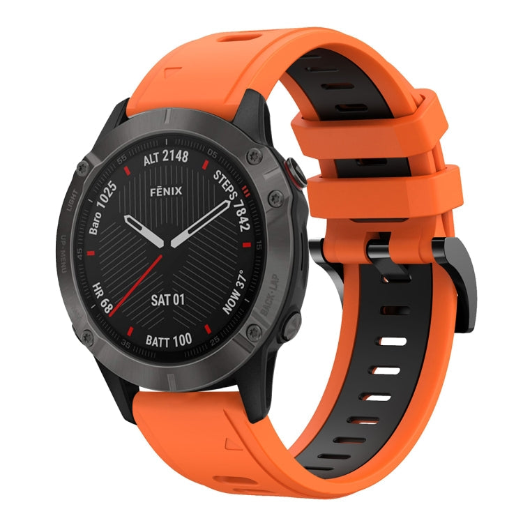 22mm Two-Color Sports Silicone Watch Band, Series 6