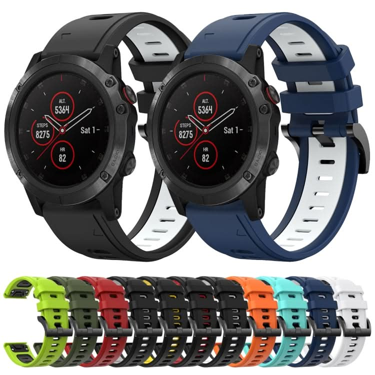 22mm Two-Color Sports Silicone Watch Band, Series 8