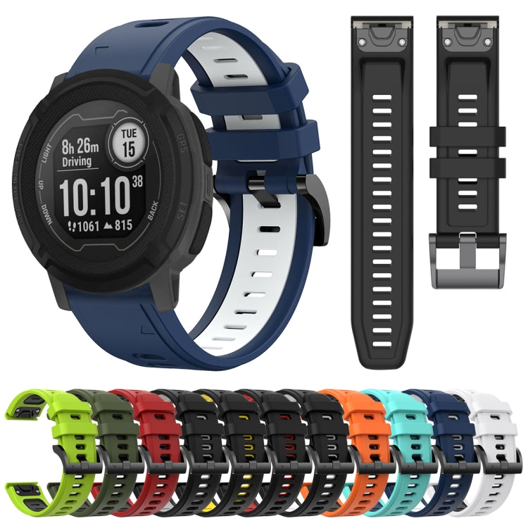 22mm Two-Color Sports Silicone Watch Band, Series 7-Reluova