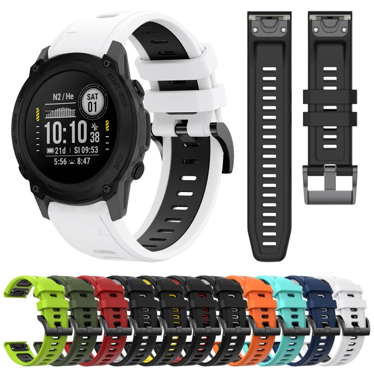 22mm Two-Color Sports Silicone Watch Band, Series 3-Reluova