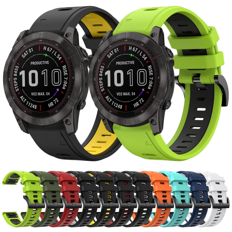 26mm Two-Color Sports Silicone Watch Band, Series 7