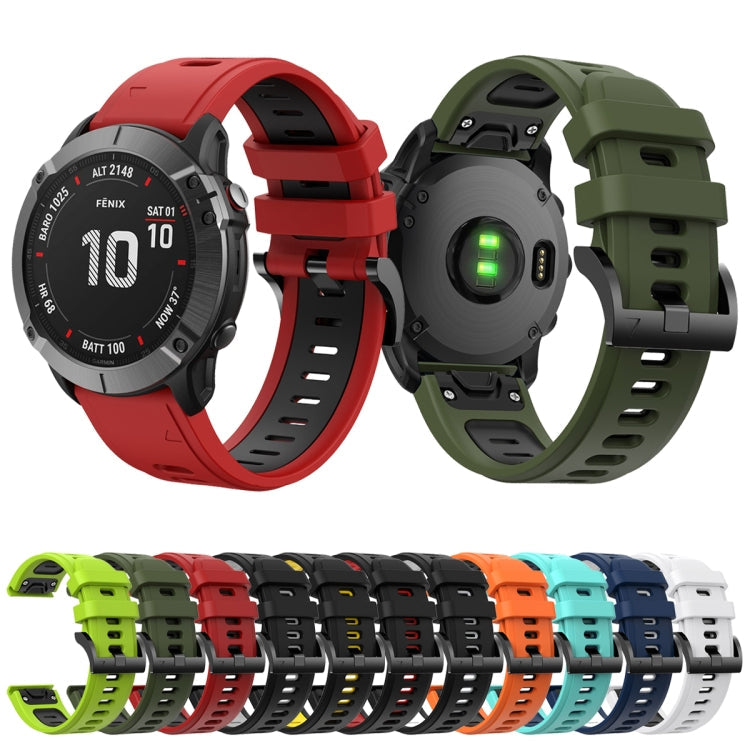 26mm Two-Color Sports Silicone Watch Band, Series 6