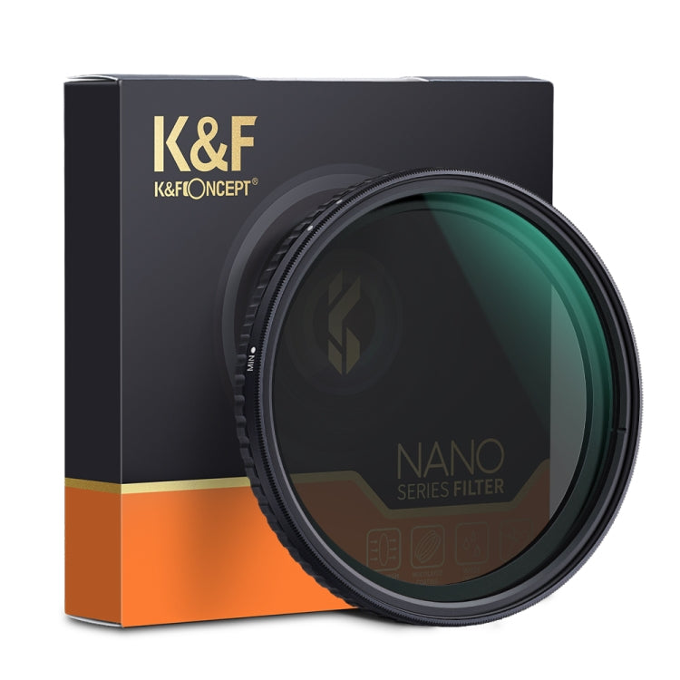 K&F CONCEPT KF01.1330  82mm ND8-ND128 Neutral Density Filter Graduated ND Filter