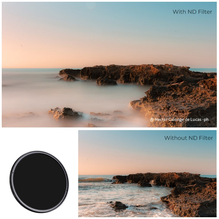 K&F CONCEPT KF01.1406 82mm ND2 To ND400 Variable Filter Multi Coated Ultra-Slim Neutral Density Filter