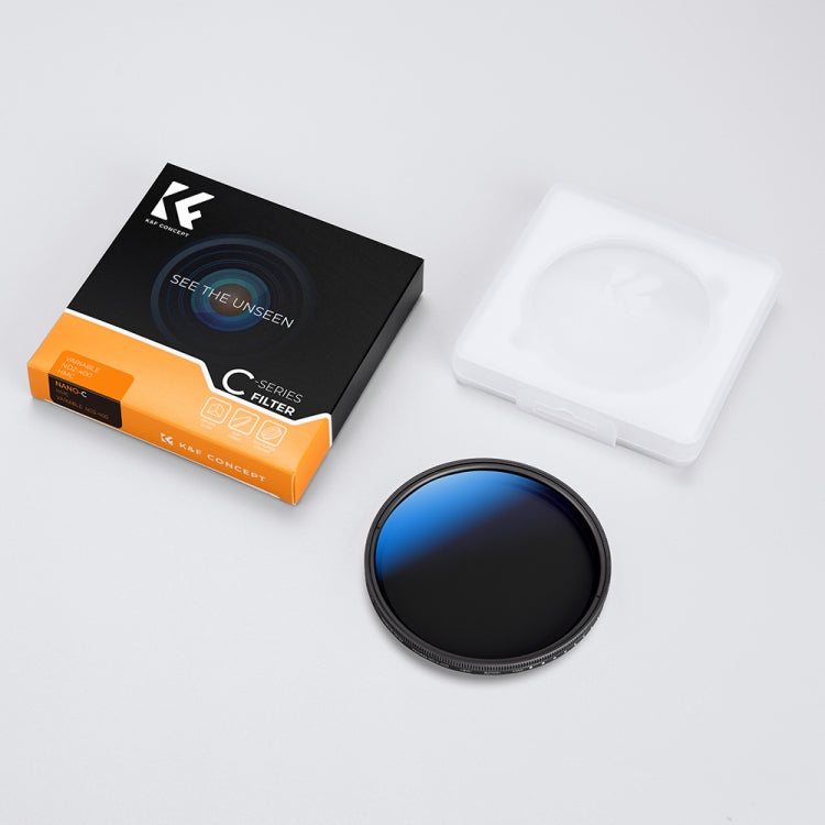 K&F CONCEPT KF01.1406 82mm ND2 To ND400 Variable Filter Multi Coated Ultra-Slim Neutral Density Filter