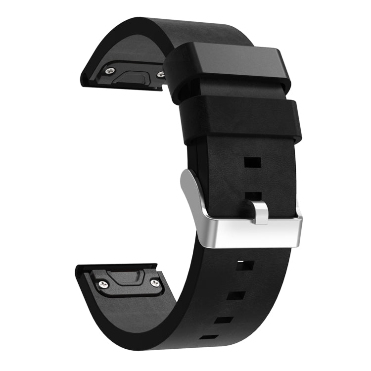 26mm Leather Steel Buckle Watch Band, Series 1