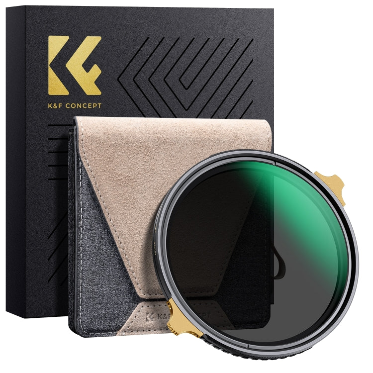 K&F CONCEPT KF01.1999 82mm Nano-X PRO Series ND2-ND32 Filter HD Ultra-Thin Copper Frame 36-Layer Coating Anti-Reflection Green Film