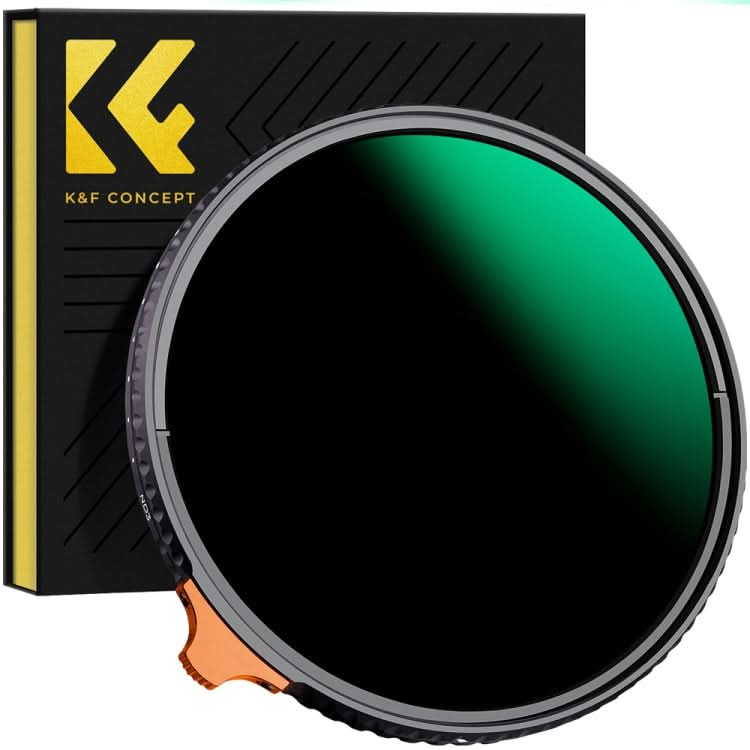 K&F CONCEPT KF01.2012 Nano-X Series 82mm ND3~ND1000 Ultra-thin Adjustable ND Filter HD Anti-Reflection Green Film With Lever My Store