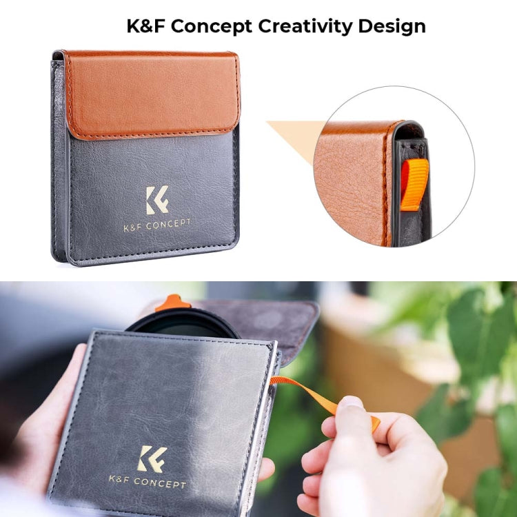 K&F CONCEPT KF01.2012 Nano-X Series 82mm ND3~ND1000 Ultra-thin Adjustable ND Filter HD Anti-Reflection Green Film With Lever