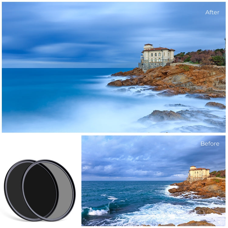 K&F CONCEPT SKU1553 82mm ND8 ND64 CPL Polarizer Lens Filter with Multi Layer Nano Coated