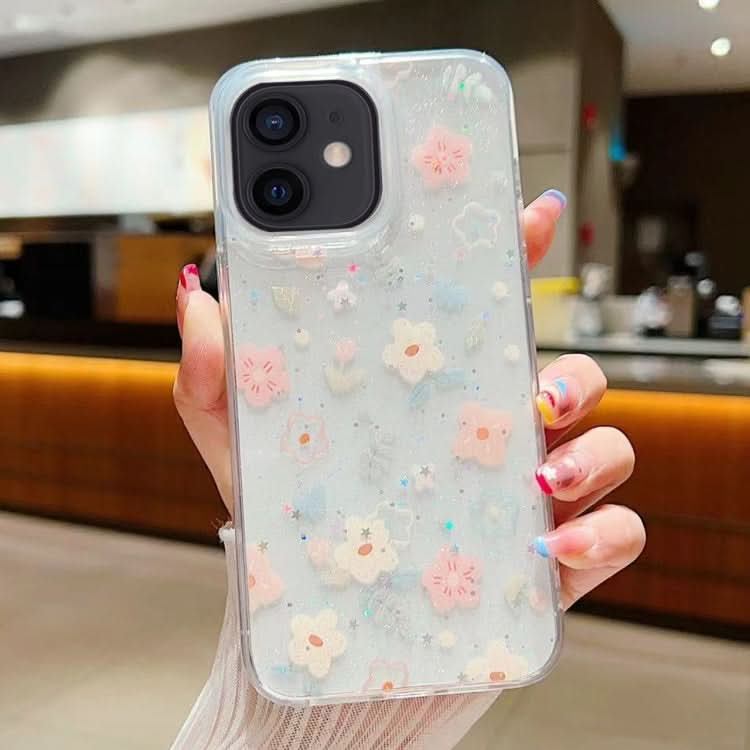 Fresh Small Floral Epoxy TPU Phone Case, Series 1