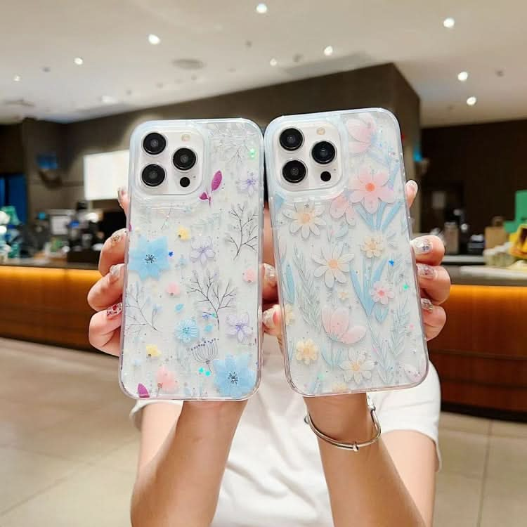 Fresh Small Floral Epoxy TPU Phone Case, Series 2