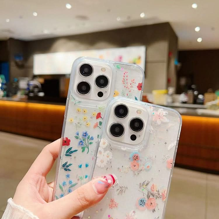 Fresh Small Floral Epoxy TPU Phone Case, Series 2