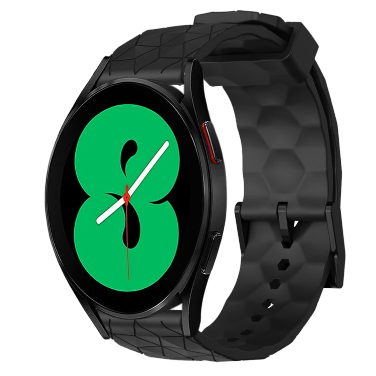 20mm Football Pattern Solid Color Silicone Watch Band, Series 1-Reluova