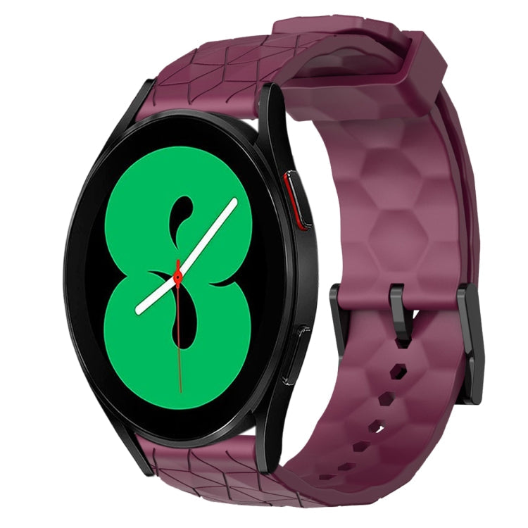 20mm Football Pattern Solid Color Silicone Watch Band, Series 1-Reluova