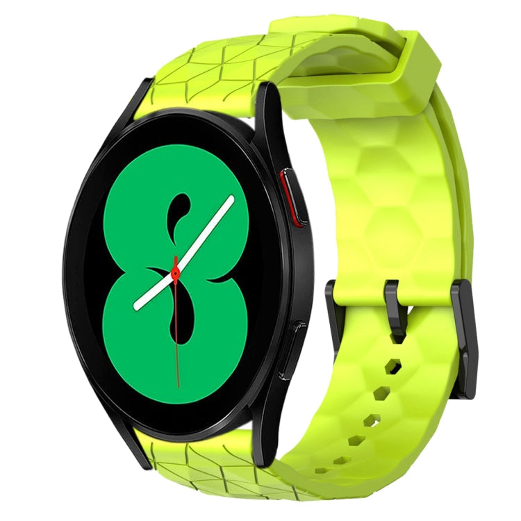 20mm Football Pattern Solid Color Silicone Watch Band, Series 1-Reluova