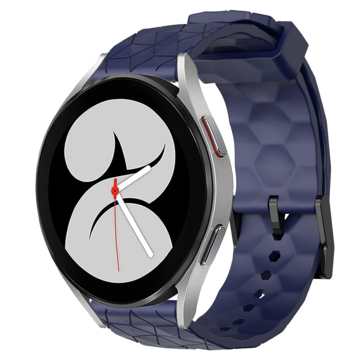 20mm Football Pattern Solid Color Silicone Watch Band, Series 4-Reluova