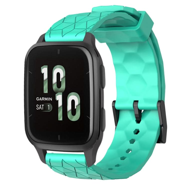 20mm Football Pattern Solid Color Silicone Watch Band, Series 4