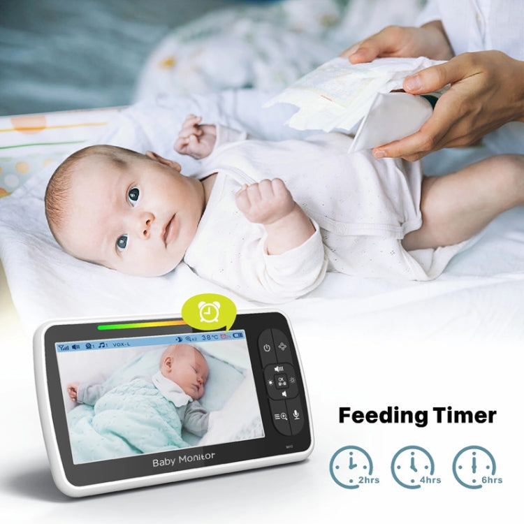 SM650 Wireless Video Baby Camera Intercom Night Vision Temperature Monitoring Cam