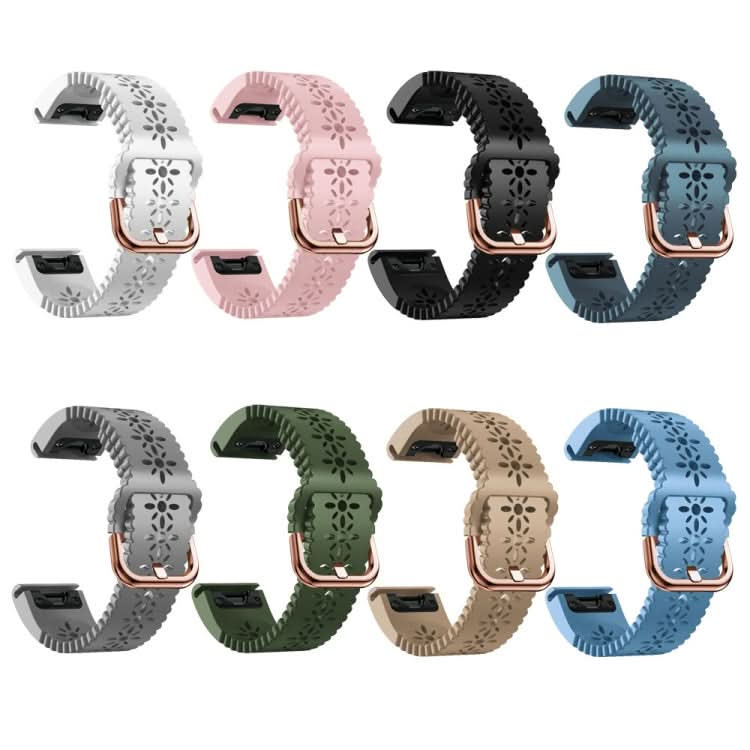 20mm Lady's Silicone Watch Band With Lace Punch, Series 2-Reluova