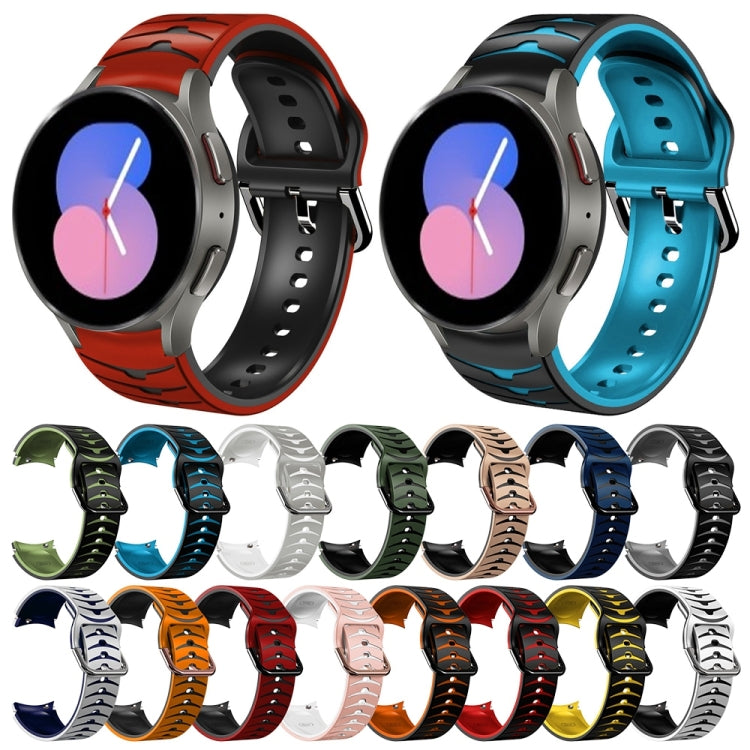 Curved Texture Silicone Watch Band, Series 1