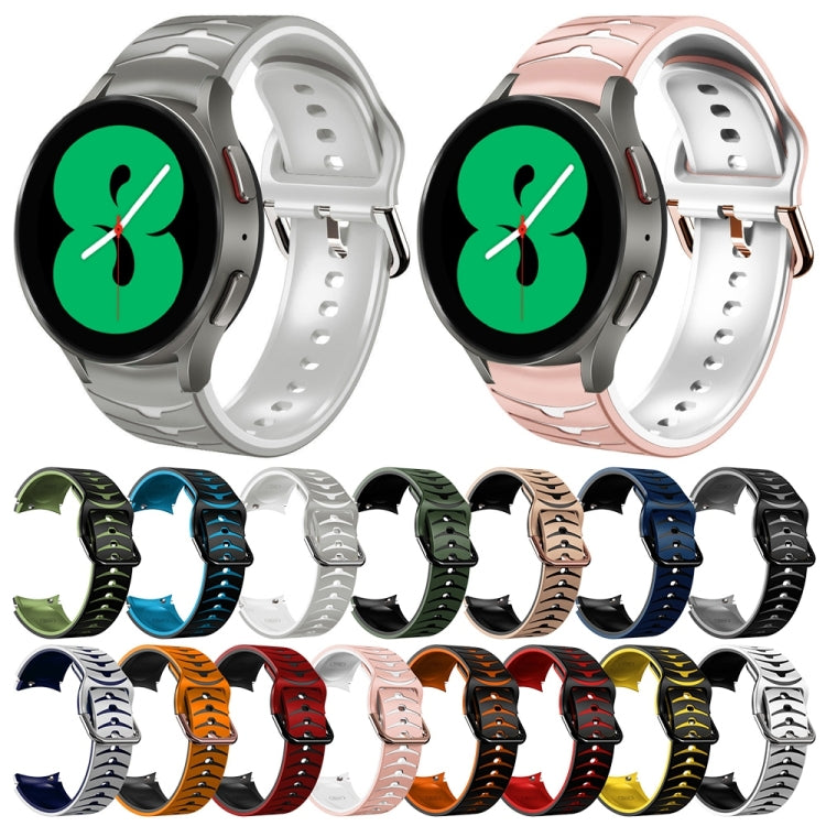 Curved Texture Silicone Watch Band, Series 1