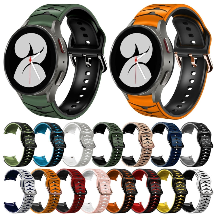 Curved Texture Silicone Watch Band, Series 4