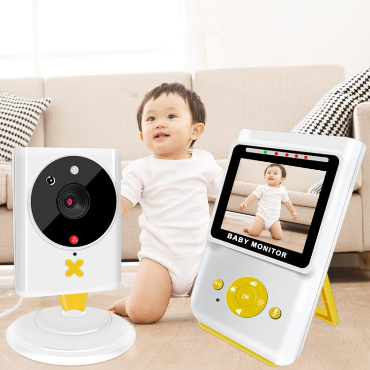 855P 2.4 inch Home Wireless Yellow Baby Monitor with Baby Surveillance Camera-Reluova